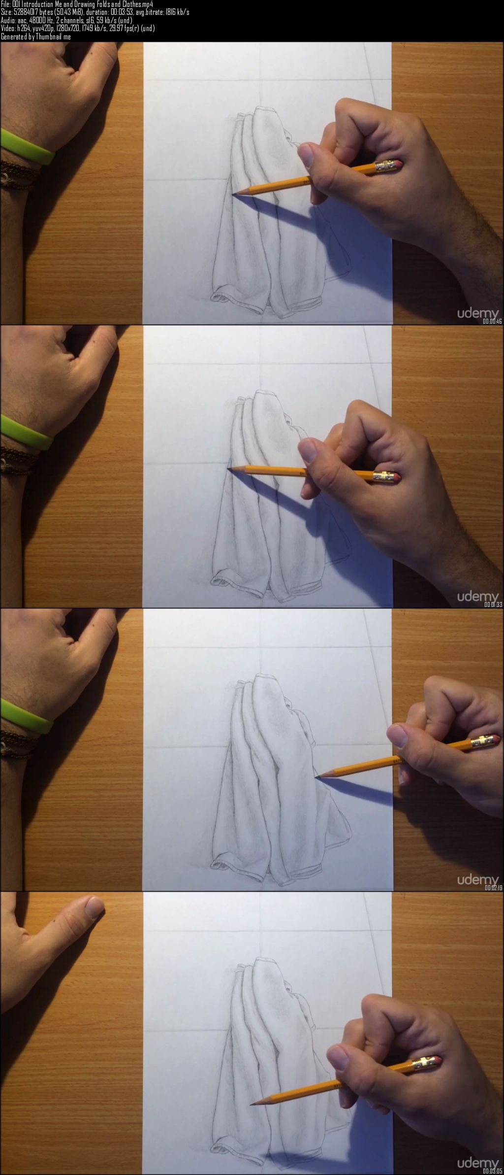 Udemy – How to Draw Folds, Clothes and Drapery