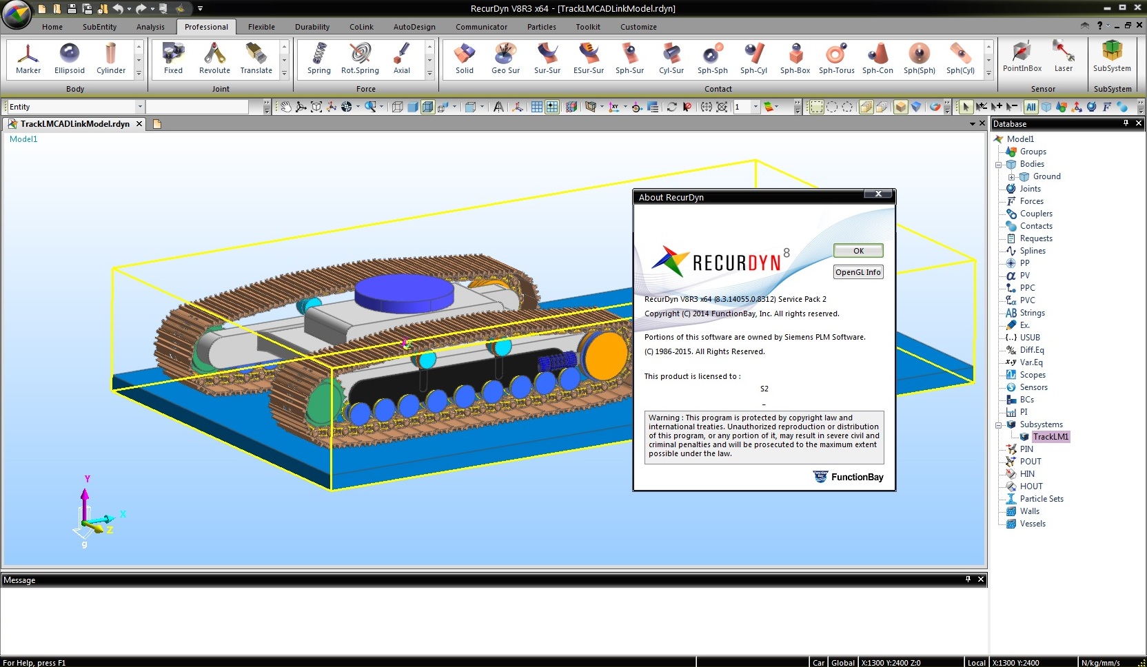 FunctionBay RecurDyn V8R3 SP2 Update