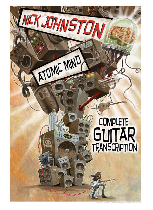 Nick Johnston – Soloist Atomic Mind – Complete Guitar Transcription