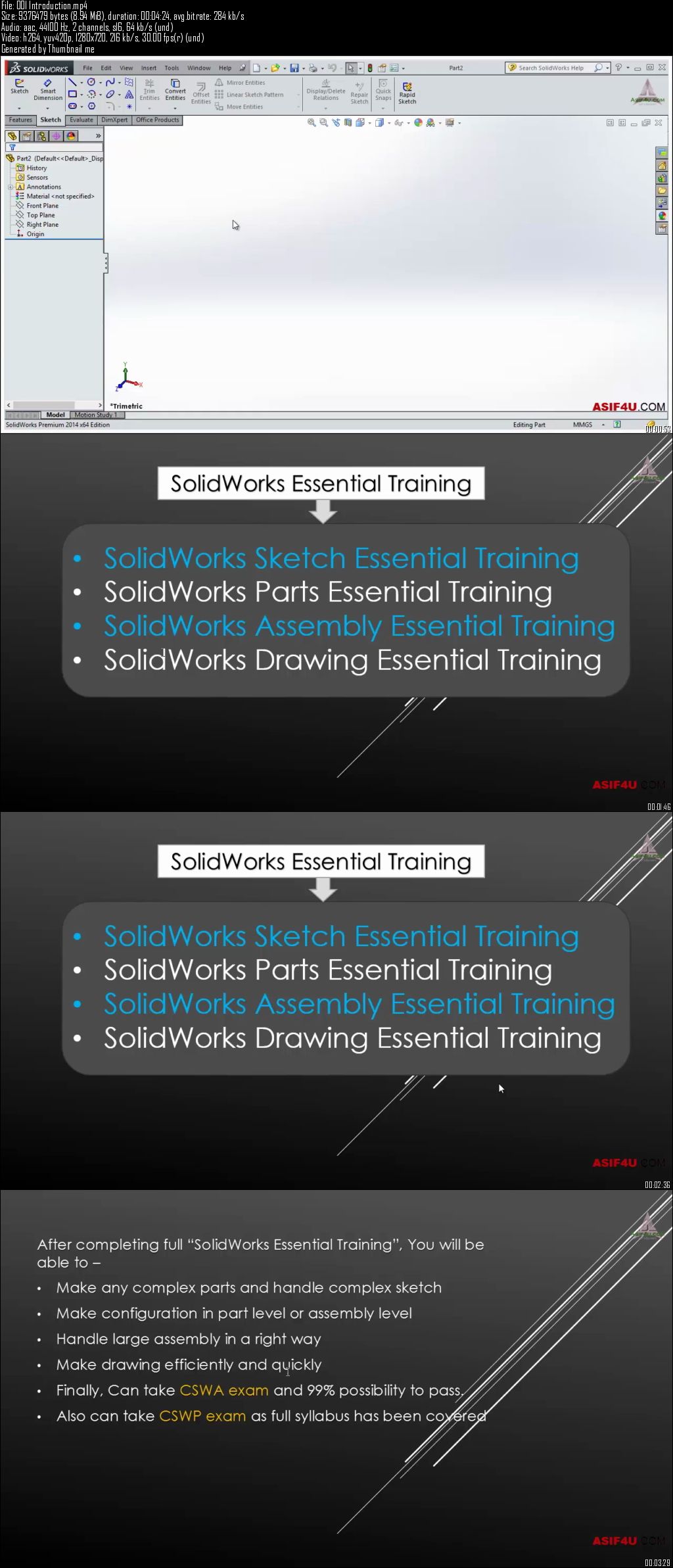 SolidWorks 2014 Sketch Essential Training