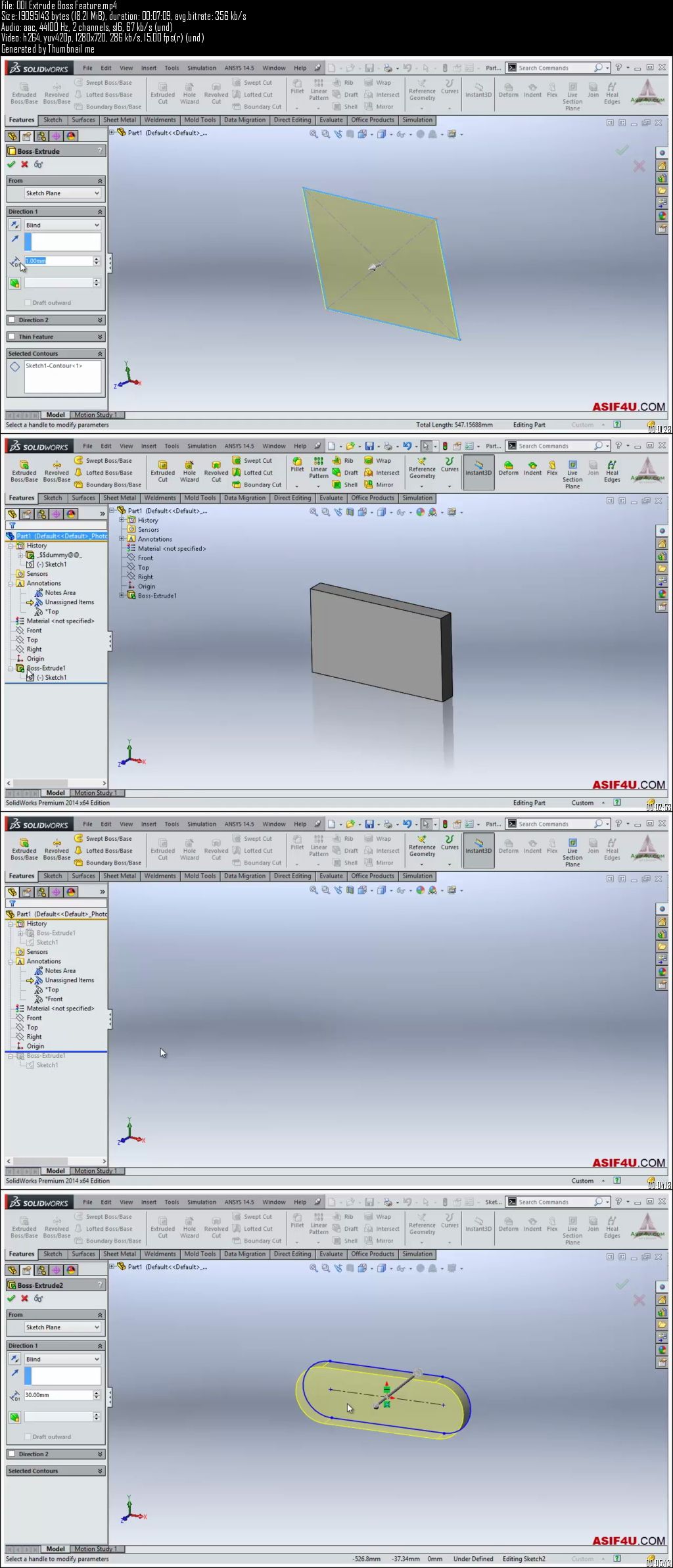  SolidWorks 2014 Parts Essential Training