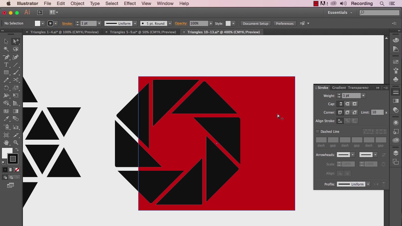 Creative Logo Making: Design with Triangles