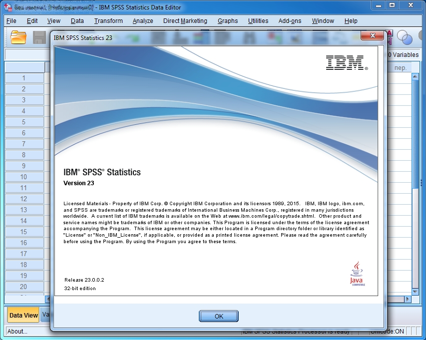 IBM SPSS Statistics 23.0 FP2