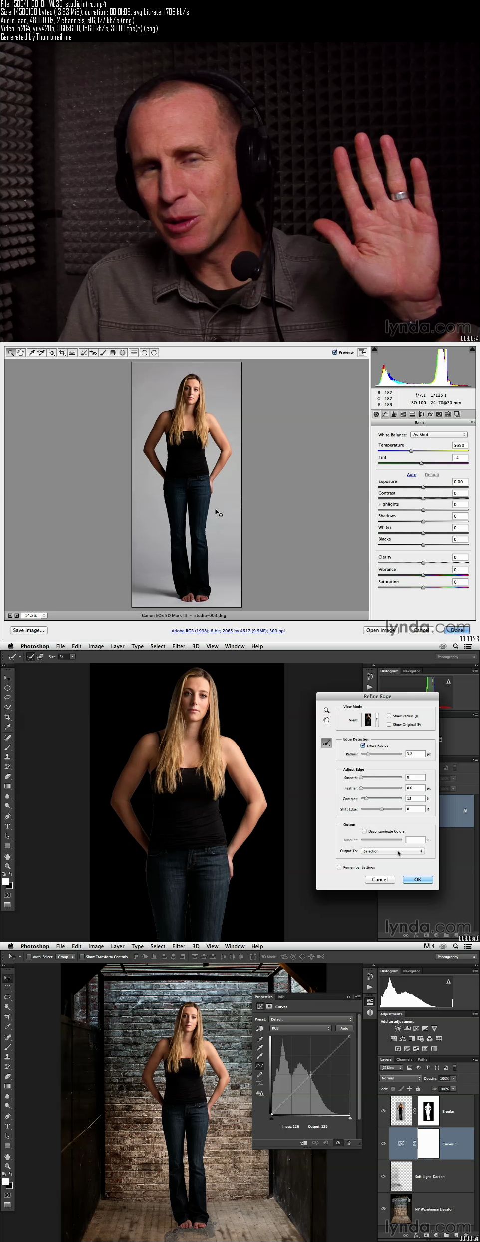 Lynda - Portrait Project: Changing a Studio Background (repost)