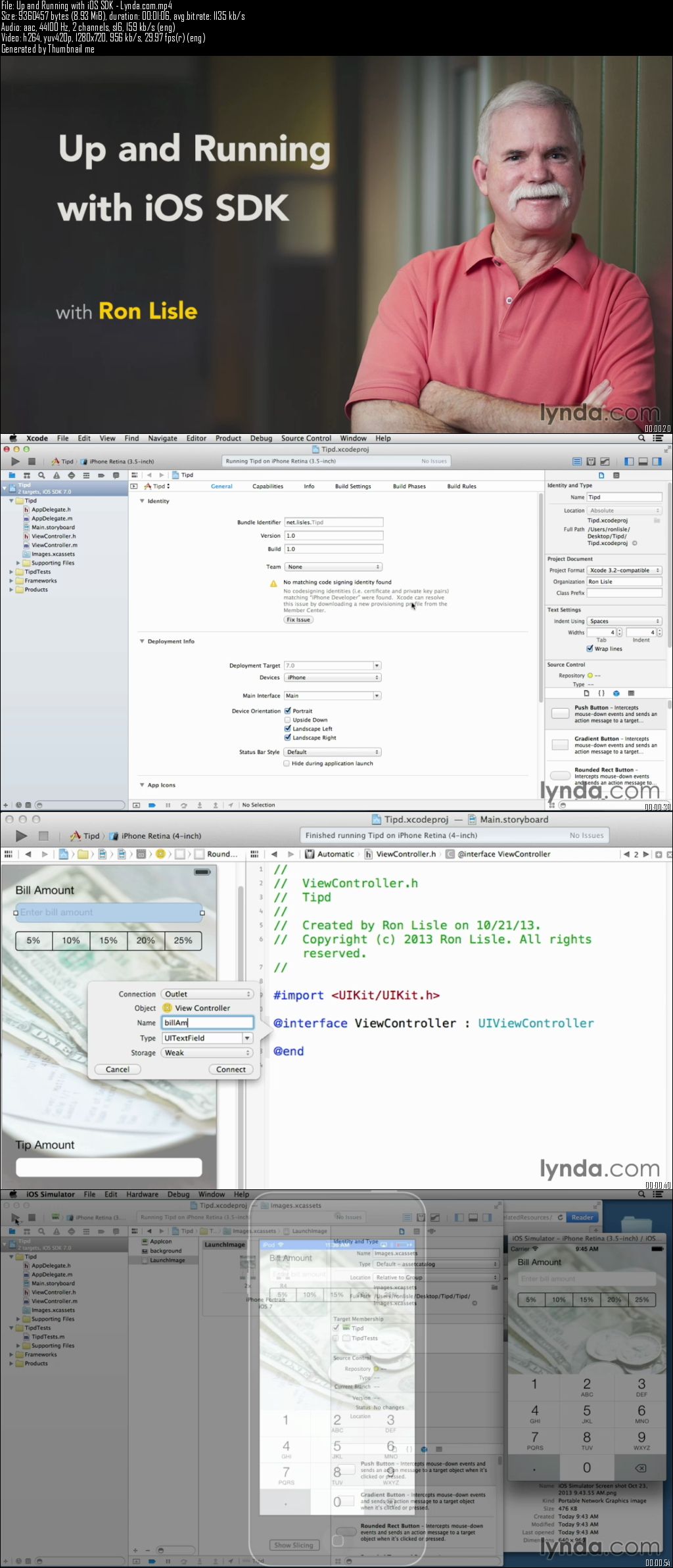 Lynda - Up and Running with iOS SDK (repost)