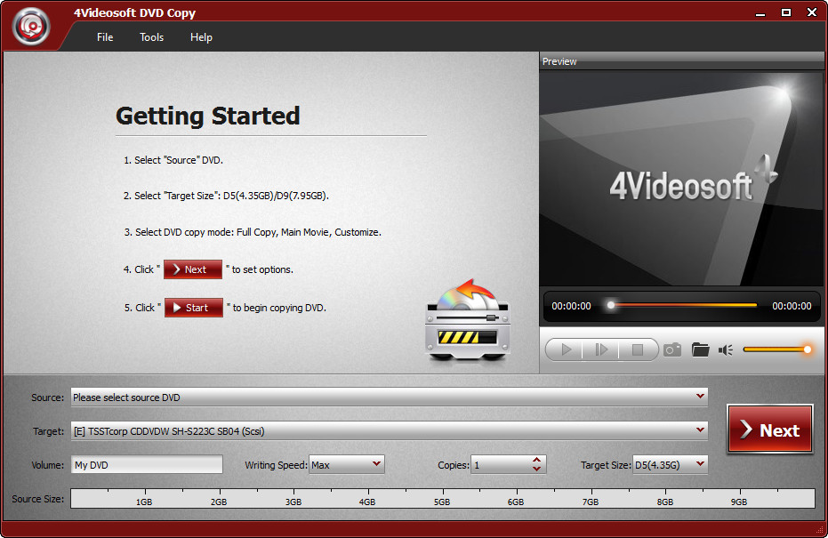 4Videosoft DVD Copy 3.2.22 Multilingual