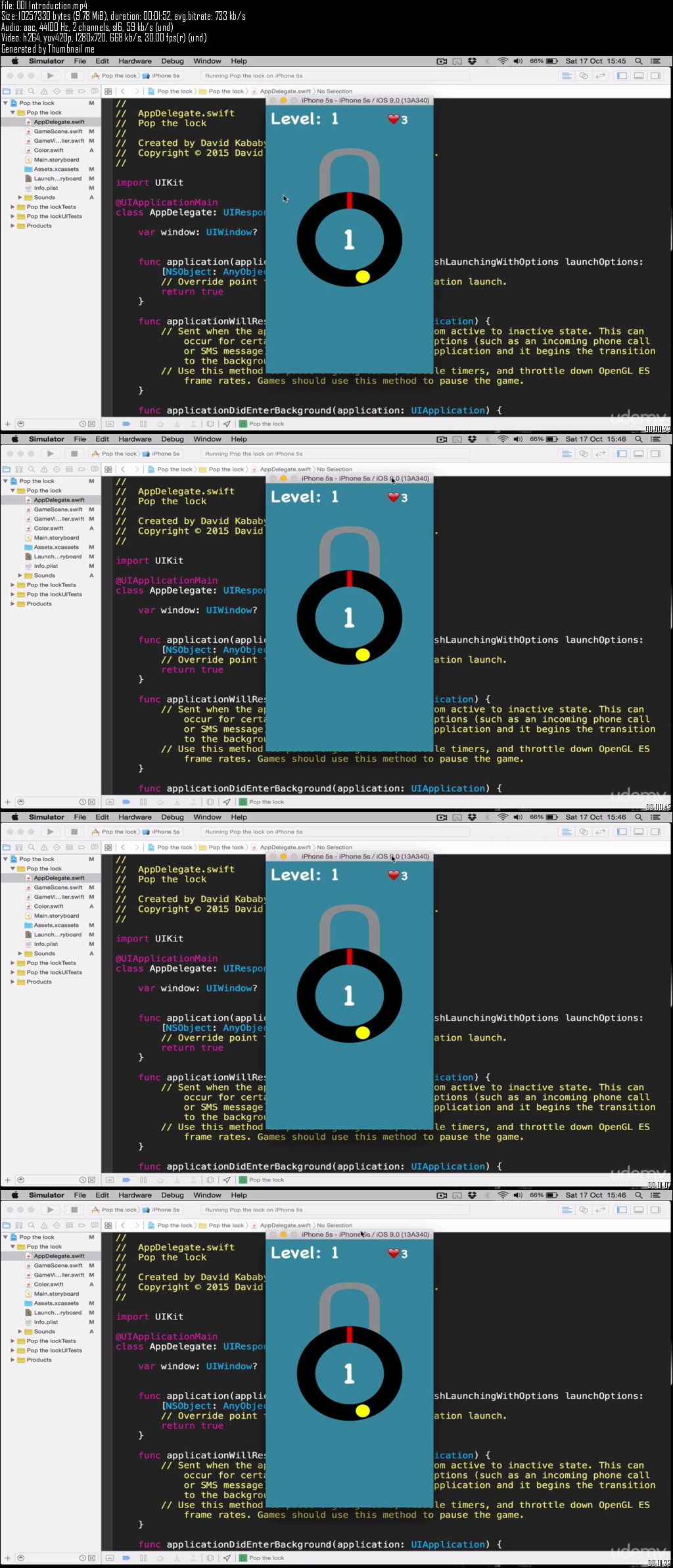  Swift Game Development Pop the Lock