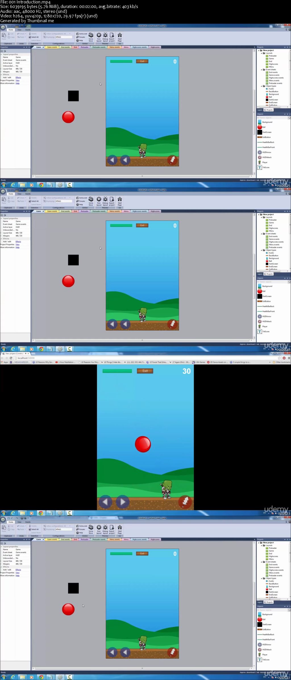 Build Cross-Platform HTML5 Games with Construct 2 - Part Two