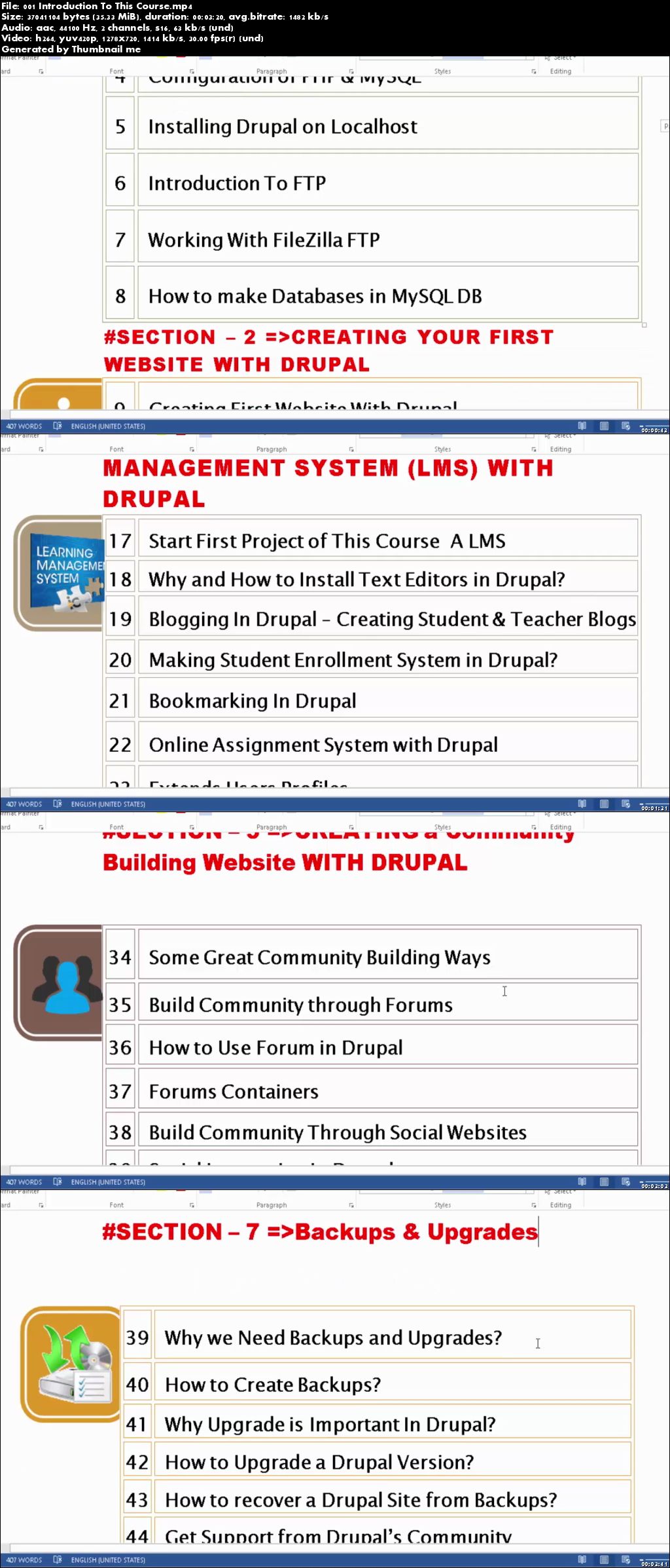 Drupal from Basics to Advanced with 3 Live Projects