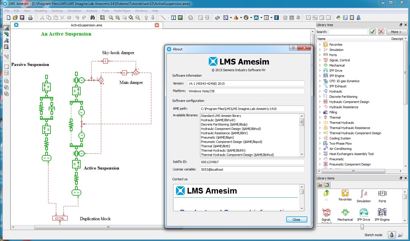 LMS Imagine.LAB AMESim R14.1