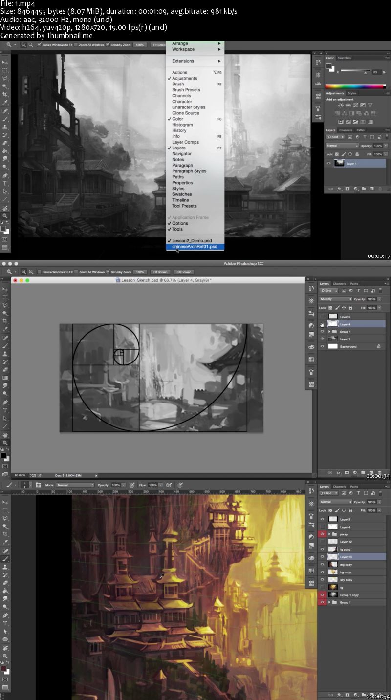 Conceptualizing Environments from the Imagination in Photoshop