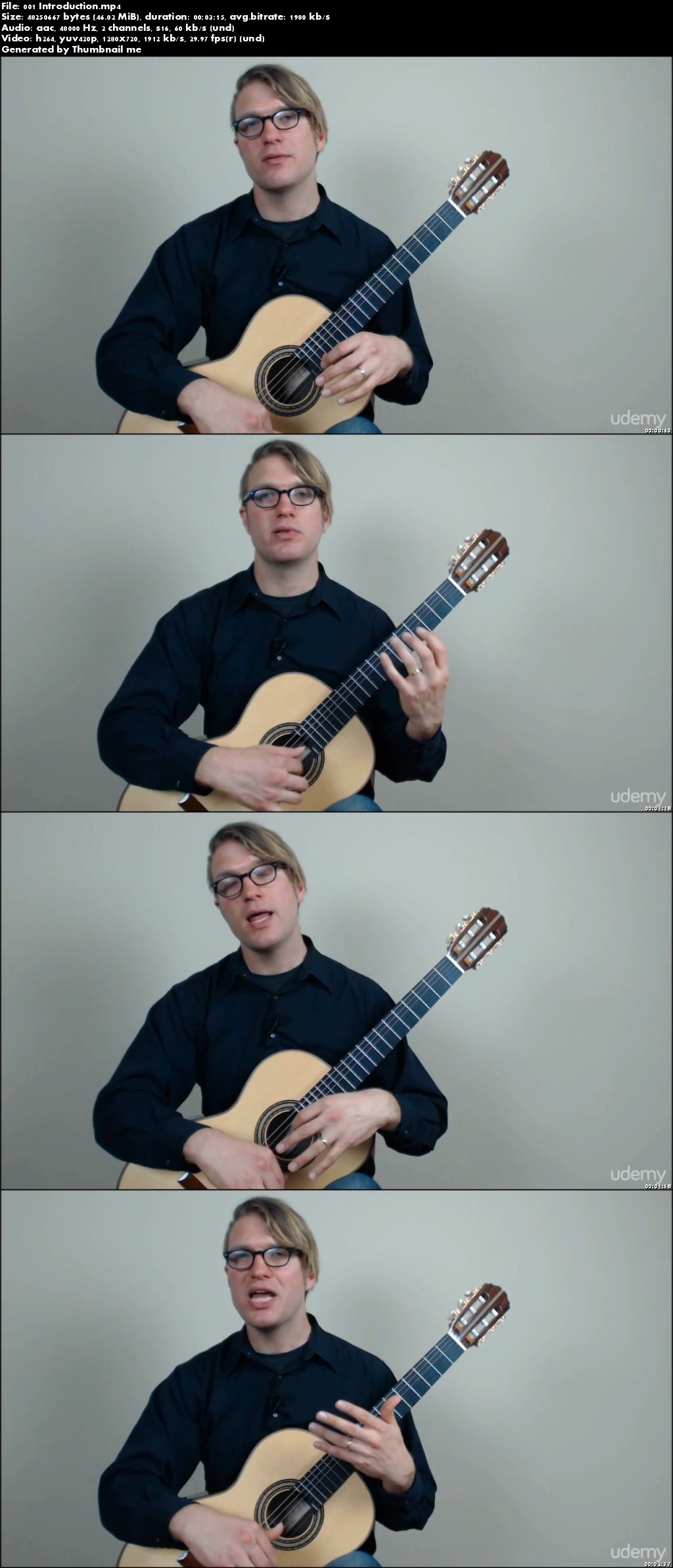  Classical Guitar Master Class: "Alman"