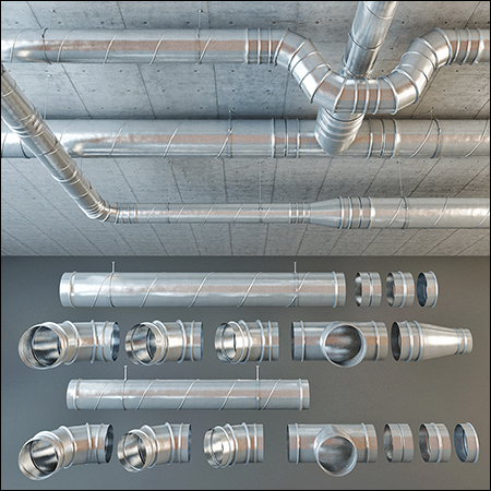 Set Ventilation Pipes 