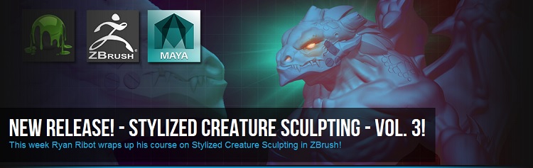 3DMotive – Stylized Creature Sculpting Volume 3