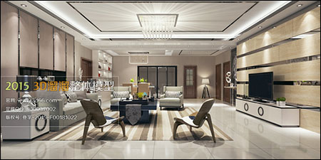 Modern Style Livingroom 3D66 Interior 2015