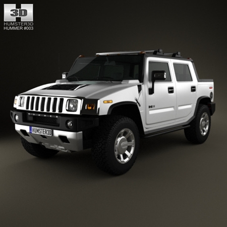 3D Ocean Hummer H2 SUT 2011 