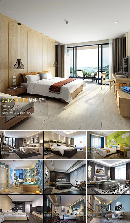 Modern Bedroom Style 3D66 Interior 2015 Vol 3